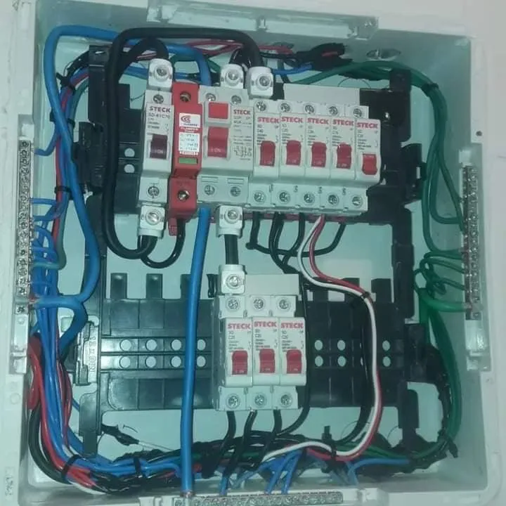 Quadro elétrico novo com DR e DPS instalados